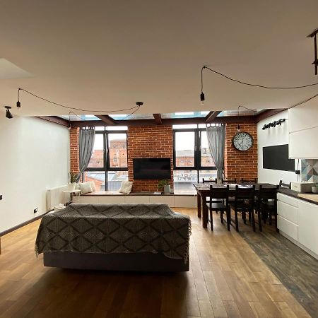 Apartament Wyjątkowy 2-poziomowy klimatyzowany loft Łódź Zewnętrze zdjęcie