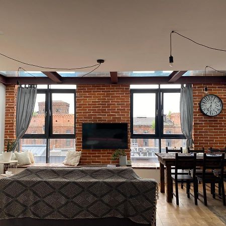 Apartament Wyjątkowy 2-poziomowy klimatyzowany loft Łódź Zewnętrze zdjęcie